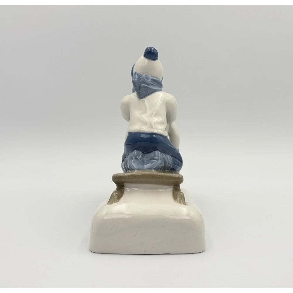 VTG 1992 Paul Sebastian Porcelana de Cuernavaca Children Sledding Sled Figurine